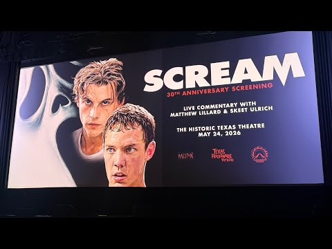 SCREAM 1996 w/LIVE COMMENTARY FROM MATT LILLARD AND SKEET ULRICH (TX FRIGHTMARE WEEKEND 5/24/26)