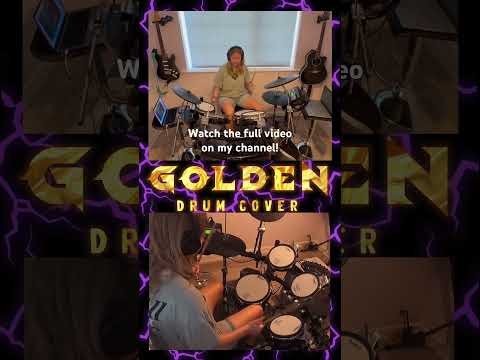 Golden - Kpop Demon Hunters DRUM COVER #cover #drummer #drumcover #drums #kpop #kpopdemonhuntersedit