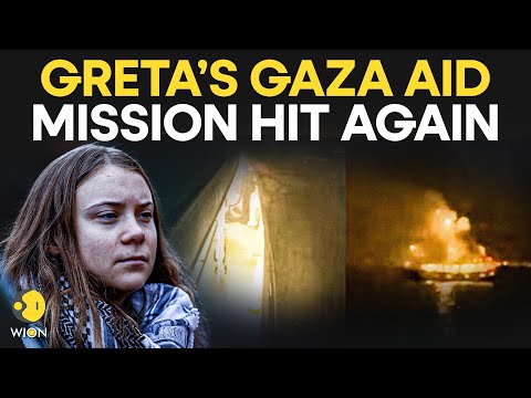 Israel-Gaza:Aid vessel to Gaza with Greta Thunberg onboard struck by suspected drone |WION Originals