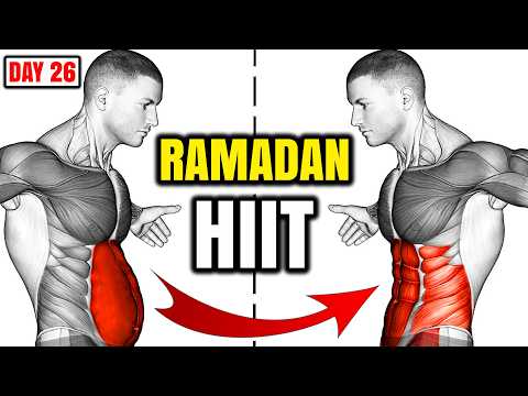 How To Lose Belly Fat & Get Abs Fast in Ramadan?🔥💪| Ramadan Day 26 HIIT Cardio Workout