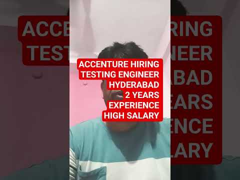 Accenture Opens Quality Engineer Roles for Manual Testers in Hyderabad