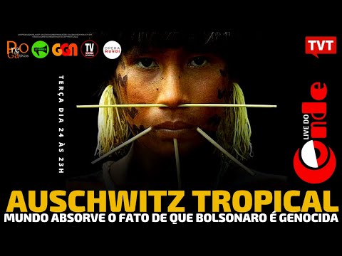 Live do Conde! Auschwitz tropical: mundo se convence de que Bolsonaro é, de fato, genocida