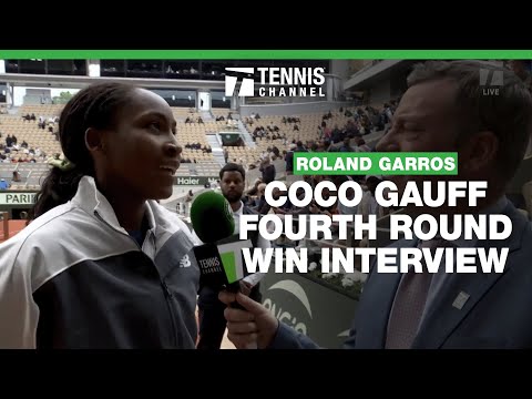 Coco Gauff shares sweet moment with a young fan | 2024 Roland Garros Fourth Round