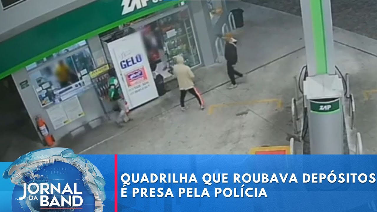 Quadrilha que roubava depósitos em SP é presa pela polícia | Jornal da Band