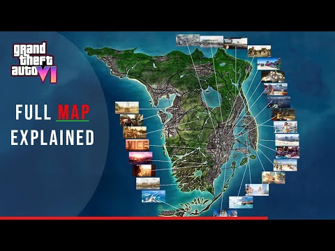 Full GTA 6 Huge Map Explained in One Shot.