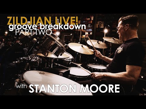 Zildjian Live Groove Breakdown w/Stanton Moore - Part 2