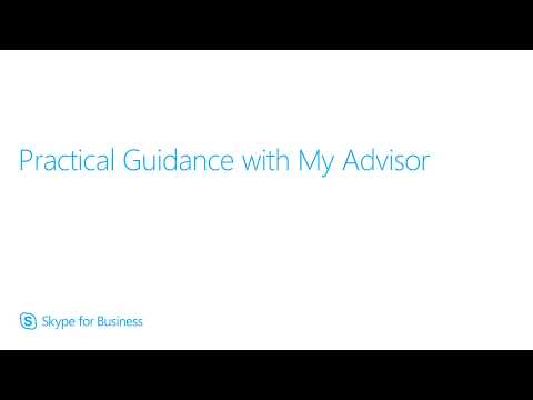 Practical Guidance with MyAdvisor