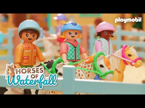 Ankunft der Mobilen Reitschule - Aufregung vor dem großen Ponyturnier! | PLAYMOBIL Kurzfilm