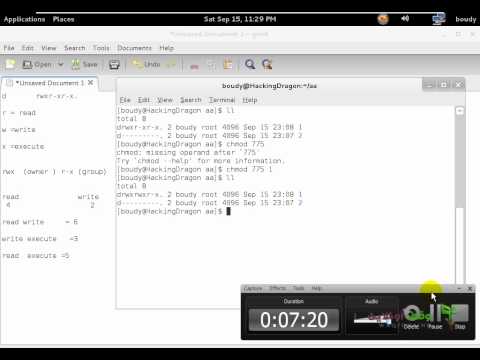 Linux Command Line  28  التصاريح
