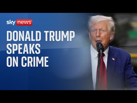 Watch live: Former US President Donald Trump hold news conference on crime