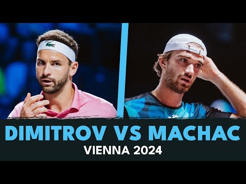 ENTERTAINING Grigor Dimitrov vs Tomas Machac Match Highlights | Vienna 2024