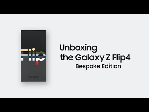 Galaxy Z Flip4 Bespoke Edition: Official Unboxing | Samsung