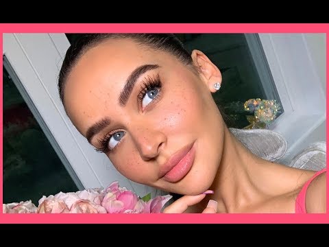 FLUFFY BROWS + FAUX FRECKLES! MAKEUP TUTORIAL