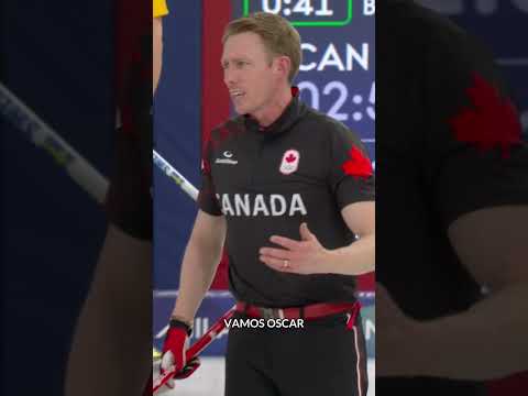 SE CALENTÓ EL HIELO ENTRE SUECIA Y CANDÁ EN CURLING👀🥌