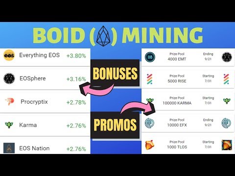 BOID (#EOS) CPU Mining Season 2: Bonuses + Promotions