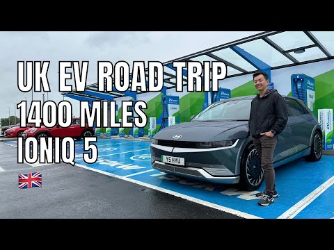 2024 EV Road Trip UK in Hyundai Ioniq 5 Fast Charging Range Efficiency