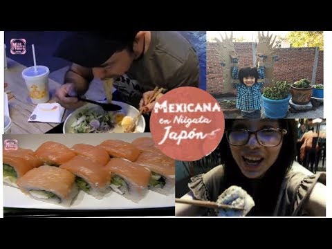 Probando sushi y Ramen+mi mejor Amiga+ Los zopilotes+mi vida en Niigata Japon