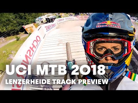 Rachel Atherton Rides The Lenzerheide World Champs DH Track | UCI MTB 2018 - UCXqlds5f7B2OOs9vQuevl4A