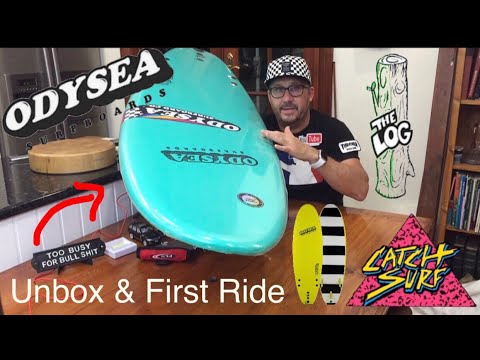 CatchSurf Odysea The Log Jamie O’Brien Model Surfboard- UnBox & First Ride Andrew Penman-Vlog No.149