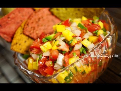 Mango & Peach Salsa Recipe (Homemade) - UCZXjjS1THo5eei9P_Y2iyKA