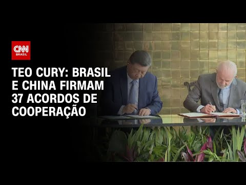 Teo Cury: Brasil e China firmam 37 acordos de cooperação | CNN NOVO DIA