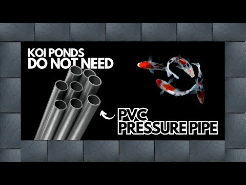 Don't Make This Koi Pond Mistake_ Why You Should A In this video, we demonstrate and show proof of why a koi pond does not need PVC pressure pipe. PVC 