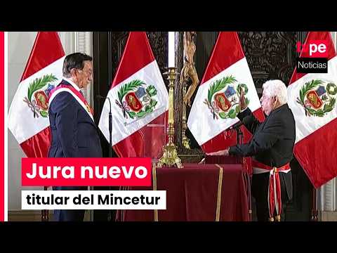 Berthin Gómez Vela juró como nuevo ministro de Comercio Exterior y Turismo