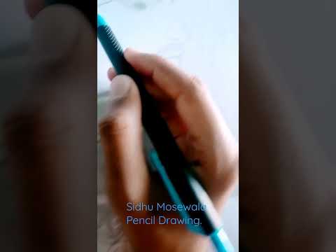 Sidhu Mosewala Pencil Drawing. #shorts #shidhumosewala #RhythamSaar
