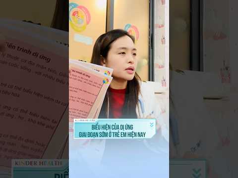 Đừng chủ quan! Đây là dấu hiệu dị ứng giai đoạn sớm ở trẻ #KinderHealth #shorts #TreBiDiUng