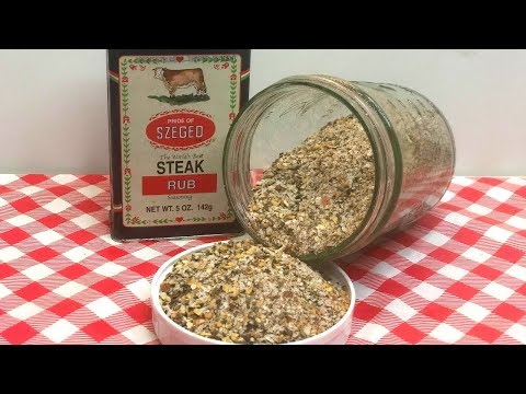 BEST STEAK RUB RECIPE! HUNGARIAN STYLE COPY CAT STEAK RUB!