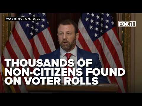 DHS says it found noncitizens on voter rolls in several states before Trump speech: report