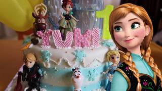 Lagu Frozen Happy Birthday Song Kue Ulang Tahun Frozen Elsa Anna Olaf | Aiko Yuki TV