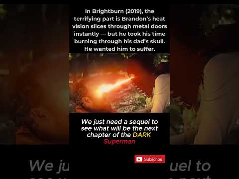 In Brightburn (2019), he melted through metal in seconds… but took his time on his dad 💀