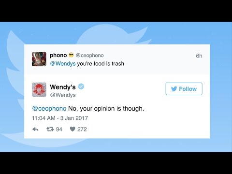 Wendy's roasts Twitter users - UCcyq283he07B7_KUX07mmtA