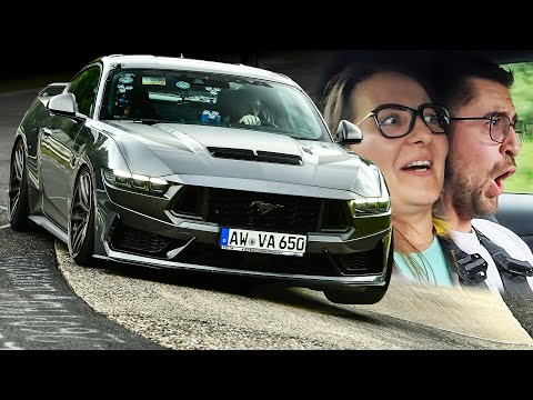 INSANE CORNER SPEEDS BLEW HER AWAY! VA Mustang DH // Nürburgring