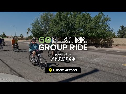 Go Electric Group Ride with Aventon in Gilbert, Arizona