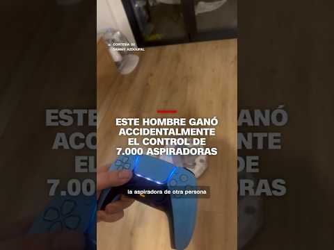 Este hombre ganó accidentalmente el control de 7.000 aspiradoras