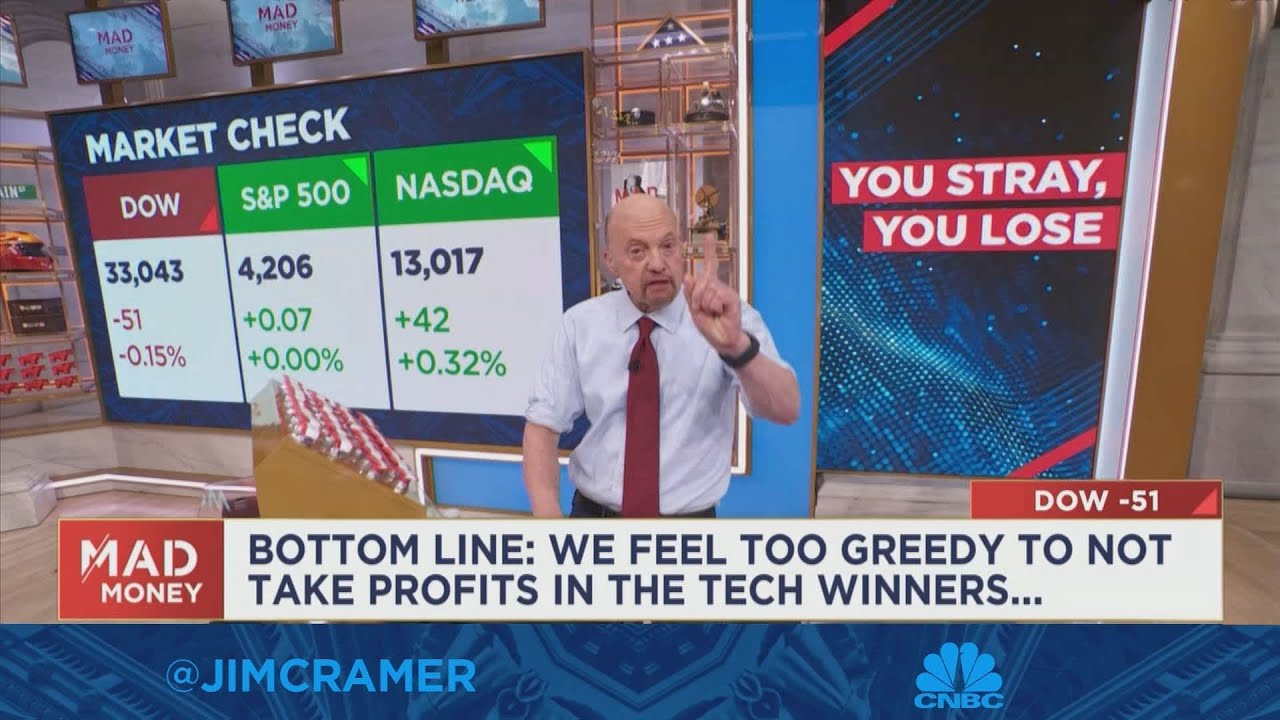 ‘2023 is the turbocharged opposite of last year’ says Jim Cramer on the stock market