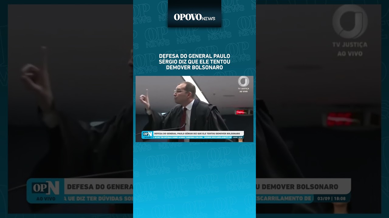 Defesa do General Paulo Sérgio diz que ele tentou demover Bolsonaro