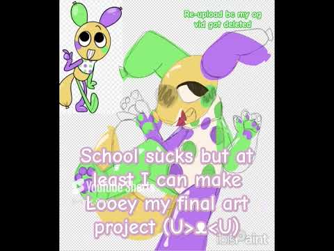 WE HATE SCHOOL HERE :3 //Re-upload// #art #cringe #drawing #dandysworld #looey