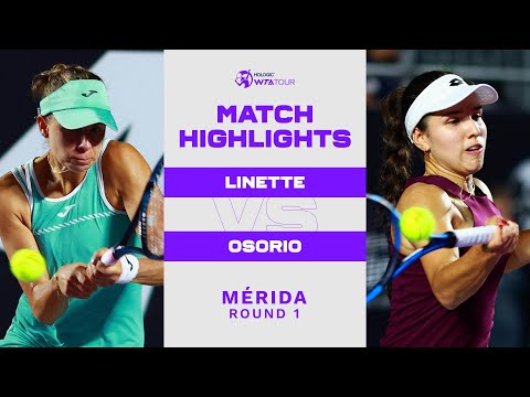 Magda Linette vs. Camila Osorio | 2023 Mérida Round 1| WTA Match Highlights