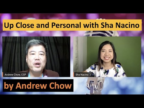 Up Close and Personal with Sha Nacino