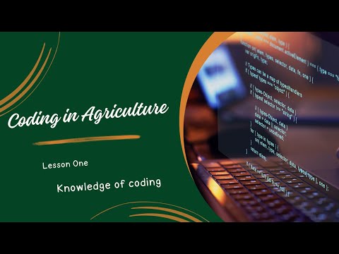 Coding in Agriculture : Lesson one on 04th December 2023