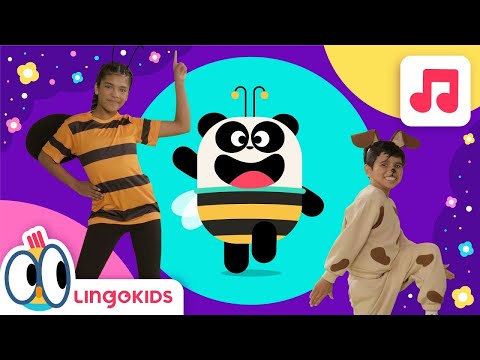 Buzzing Bees 🐝 🍯  A DANCE PARTY FOR KIDS! | Let’s Dance with Lingokids
