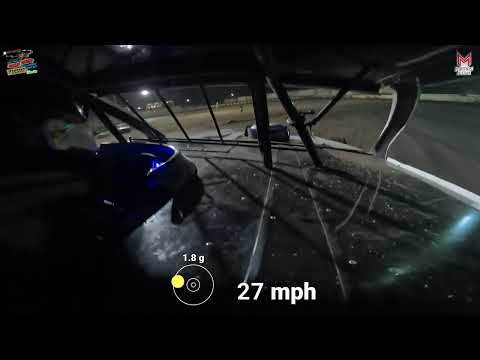 #J17 Jake Gallardo - Modified - 1-5-2024 Vado Speedway Park - In Car Camera - dirt track racing video image