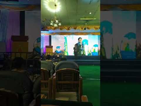 MDA Ygn Singing Contest, Dr Naing Tun Thwin (President of MDA-Ygn) at Yangon Dental Festival