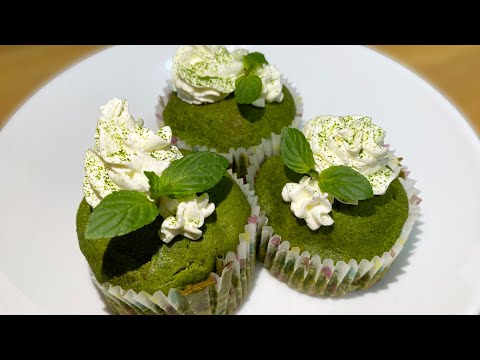 抹茶カップケーキの作り方