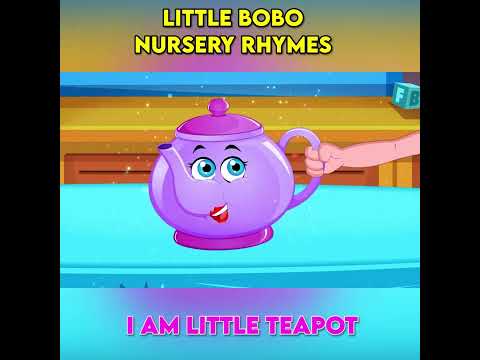 I Am Little Teapot |Little BoBo Nursery Rhymes for Children | Kids Songs #shorts