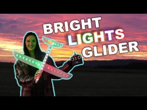 Bright $60 LED RC Glider Great For Beginners WLtoys F959 Sky King - TheRcSaylors - UCYWhRC3xtD_acDIZdr53huA