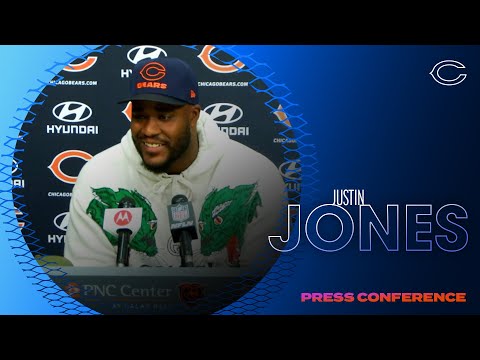 Justin Jones introductory press conference | Chicago Bears video clip
